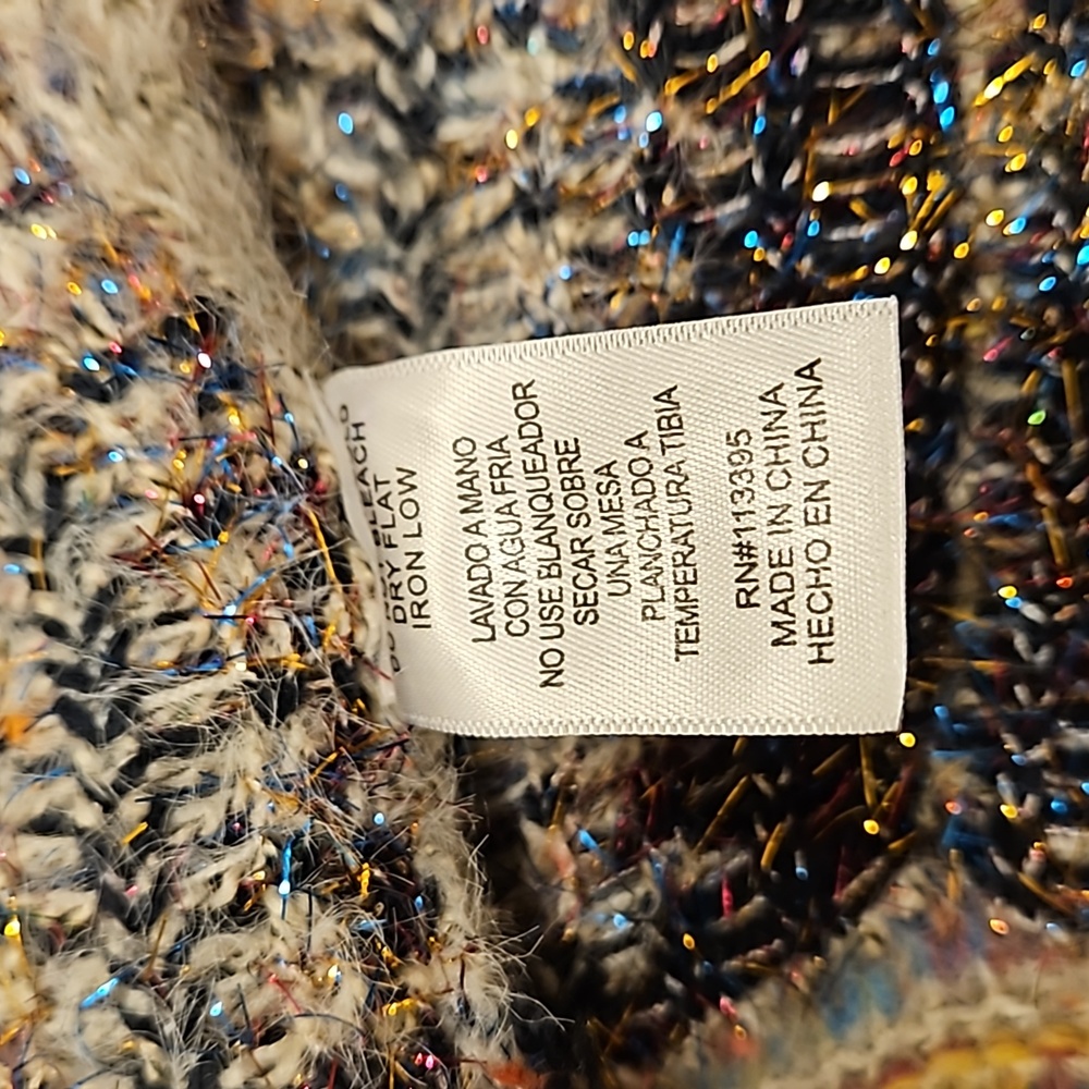 En Creme Southwestern Metallic Cardigan - Picture 10 of 10